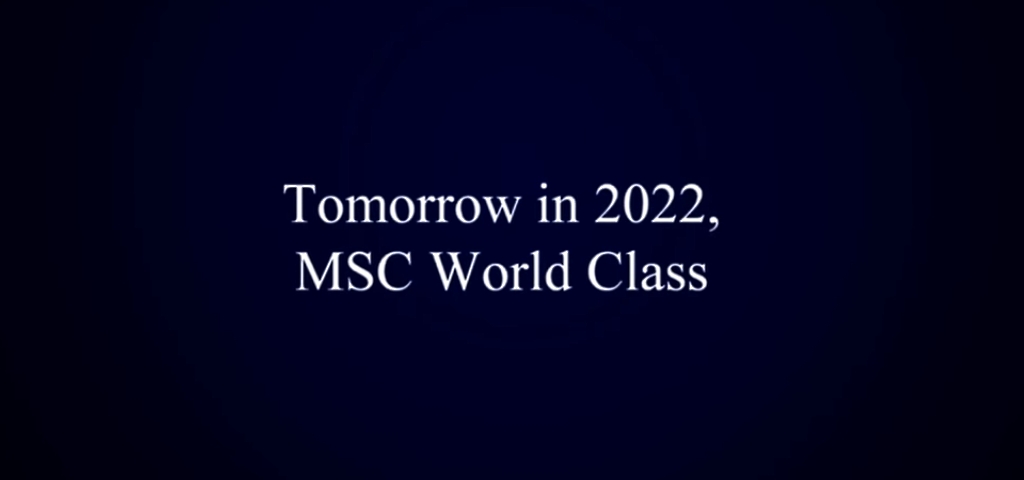 Msc World Class Navi Msc Crociere Inaugurazione 2022 - 2024